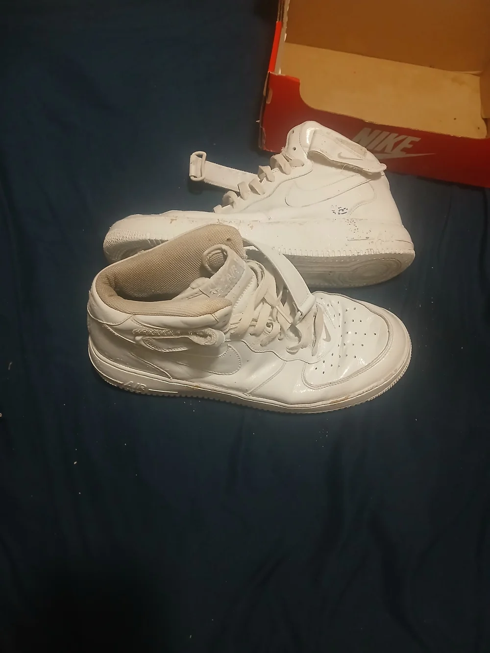 Nike Kids' White High-Top Sneakers